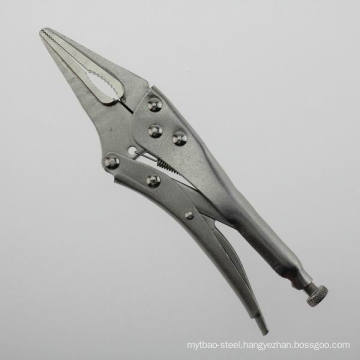 Long Nose Curved Jaw Locking Pliers